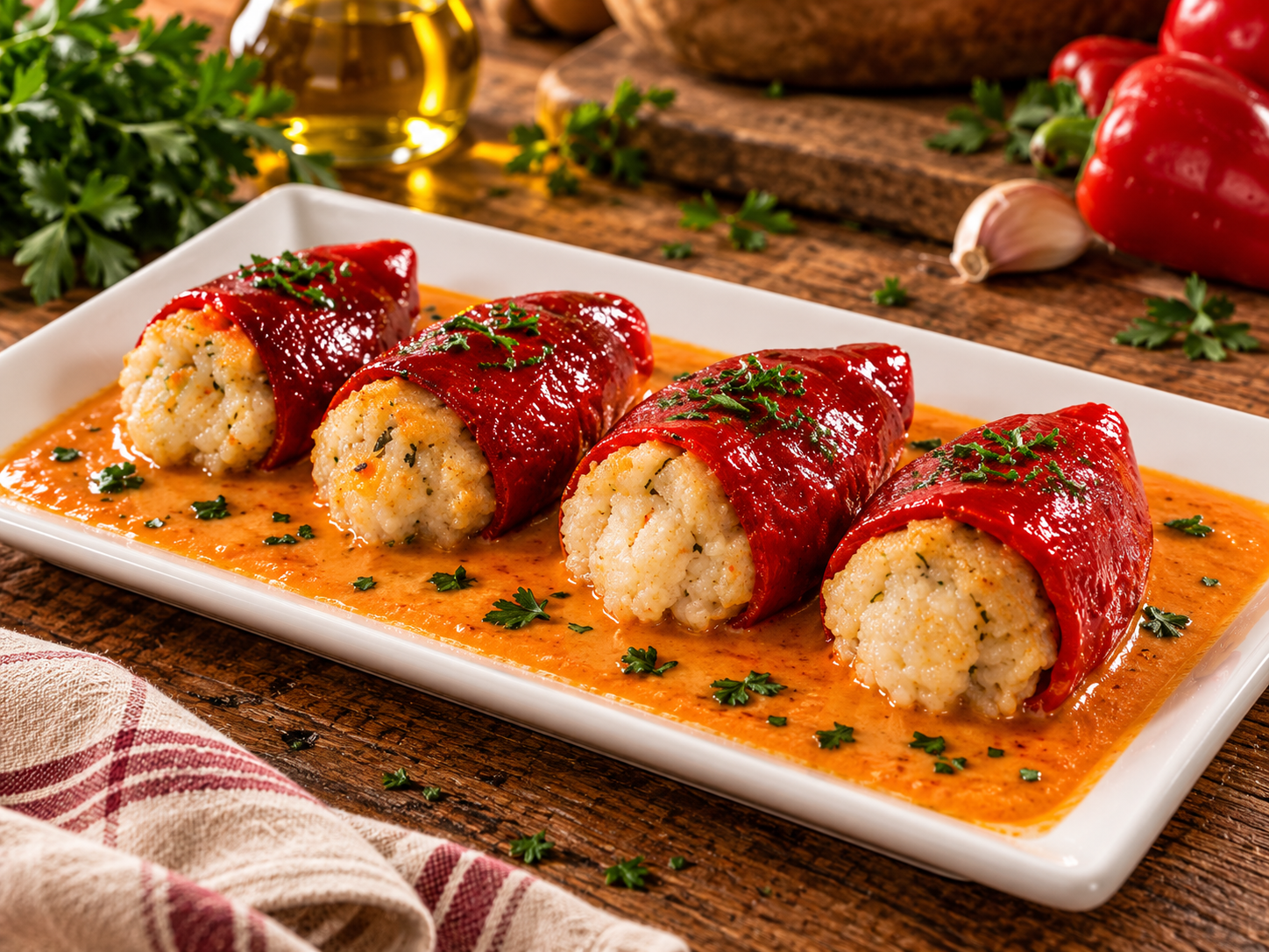 Pimientos rellenos GastroChefs