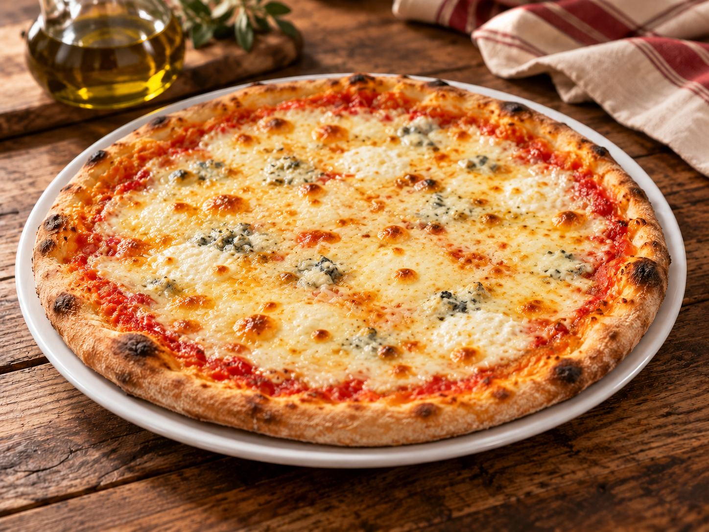Pizza Cuatro quesos · GastroChefs