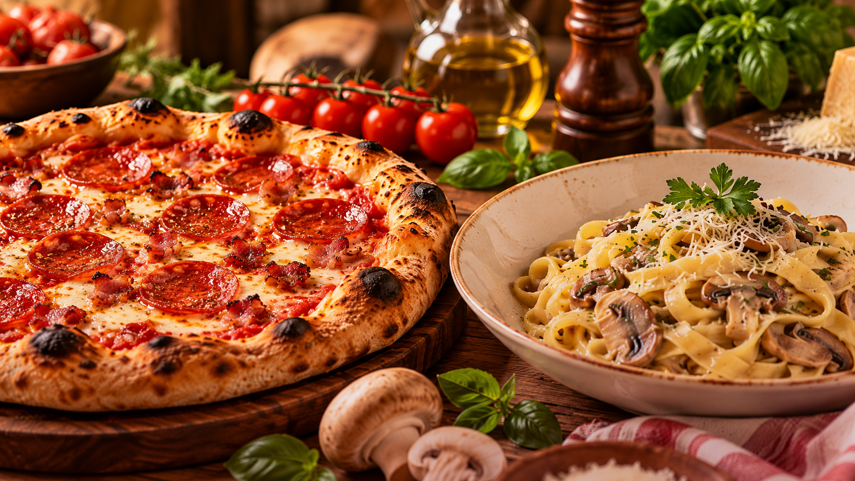Pizza y pasta GastroChefs en hostelería