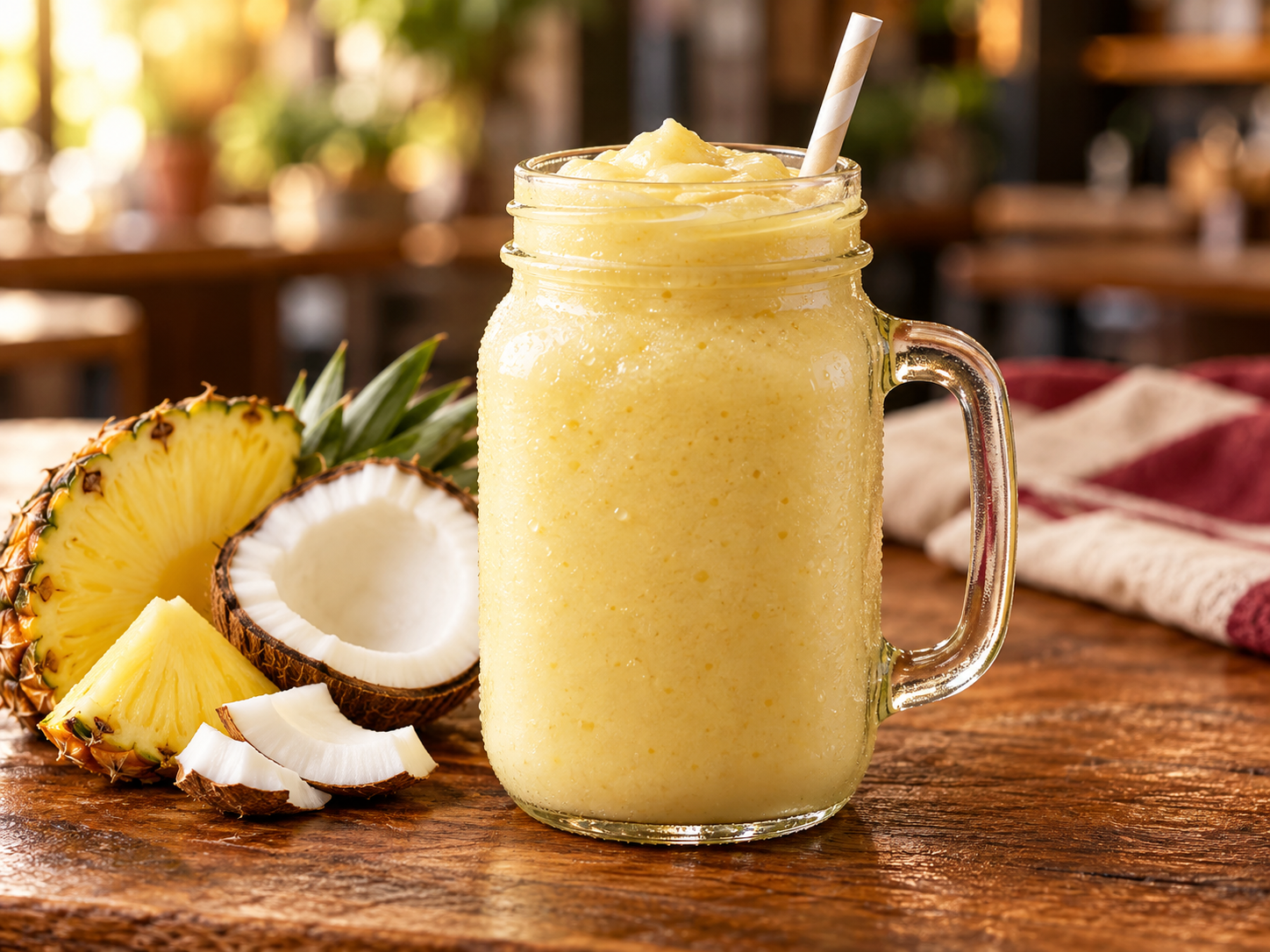 Smoothie Coconut Crush de piña y coco