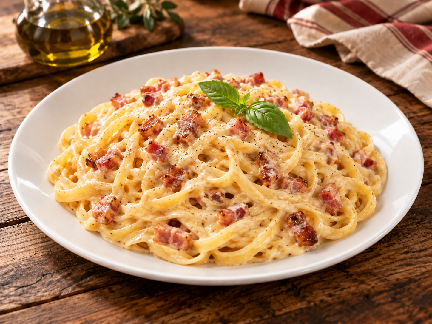 Tallarines carbonara · GastroChefs