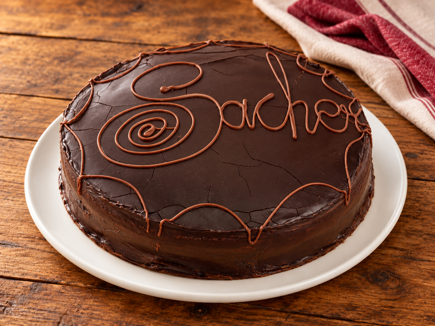 Tarta Sacher GastroChefs con cobertura de chocolate